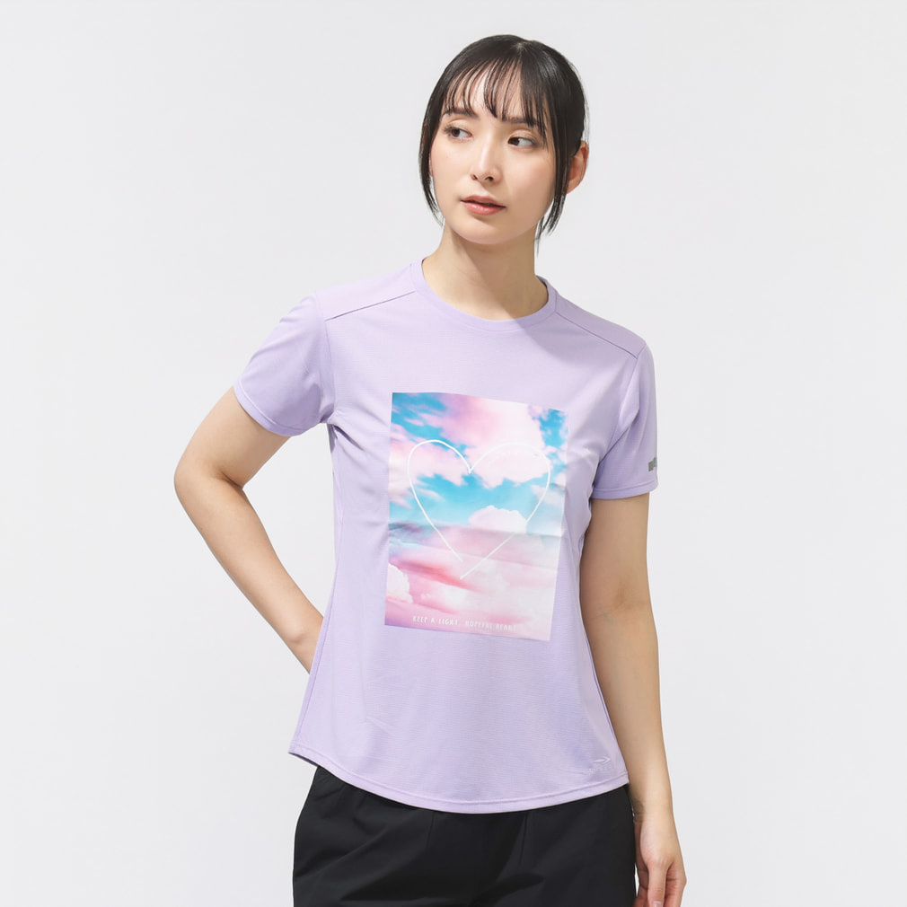 ティゴラ レディス 陸上/ランニング 半袖Tシャツ アイドライUVカット