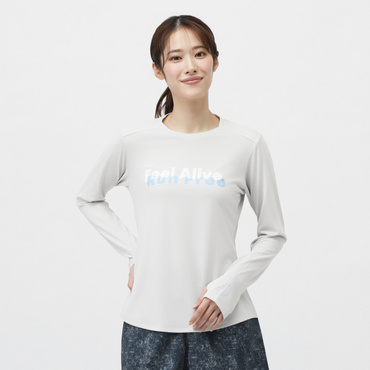 長袖Tシャツ フロントロゴグラフィック アイドライ