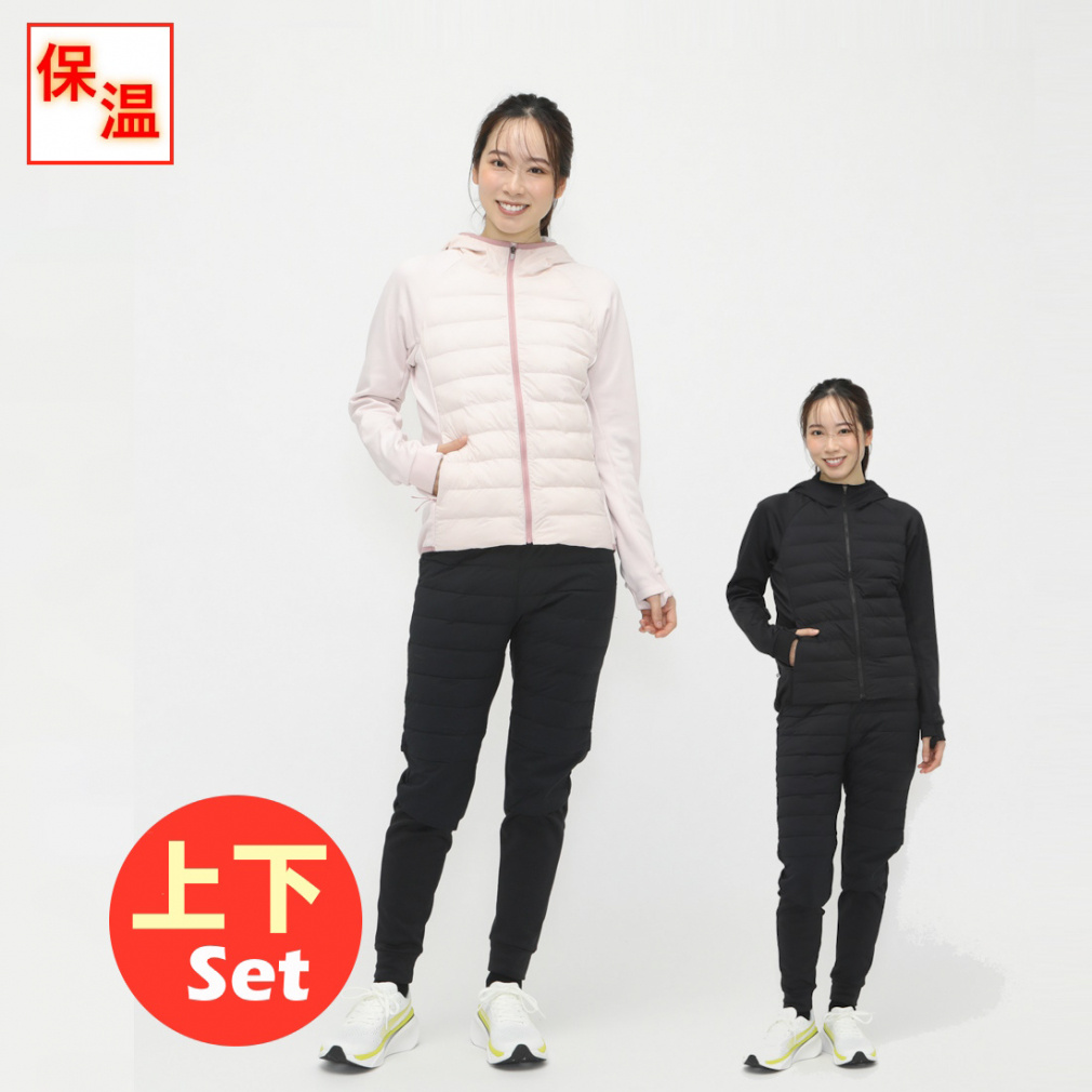 ティゴラ　サーモライト　インサレーション ジャケット、パンツ　上下セットXL TIGORA ティゴラ メンズ ランニングウェア 上下セット サーモ