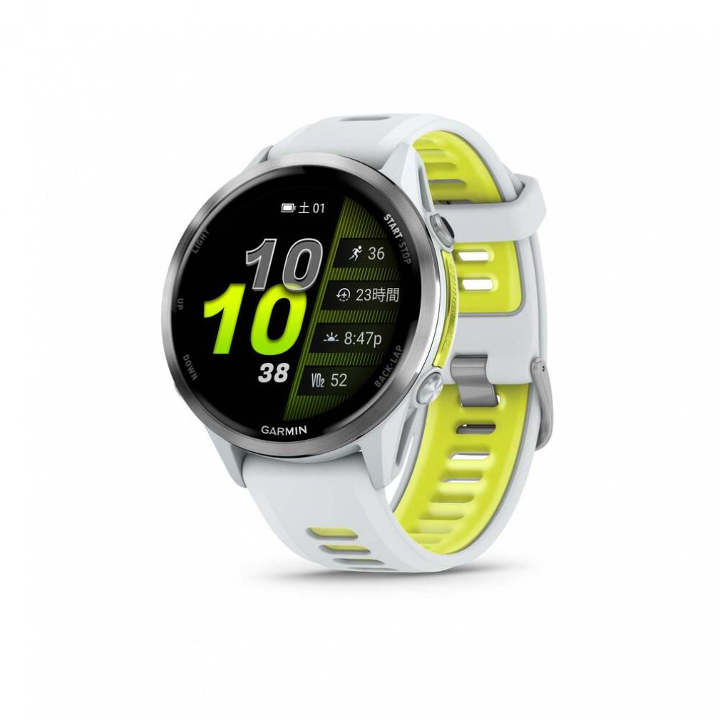 ガーミン Forerunner 970 White / Amp Yellow フォアランナー970 ランニングウォッチ 0100296951 陸上/ランニング 時計 GARMIN