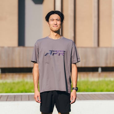 ビッグシルエット半袖Tシャツ(グレー-S)