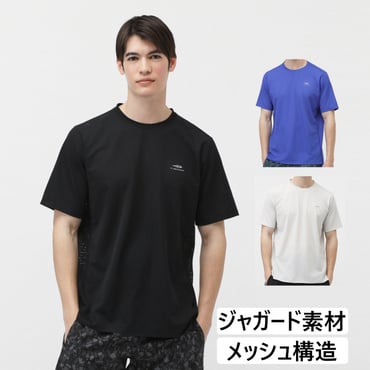 半袖Tシャツ ジャガード素材