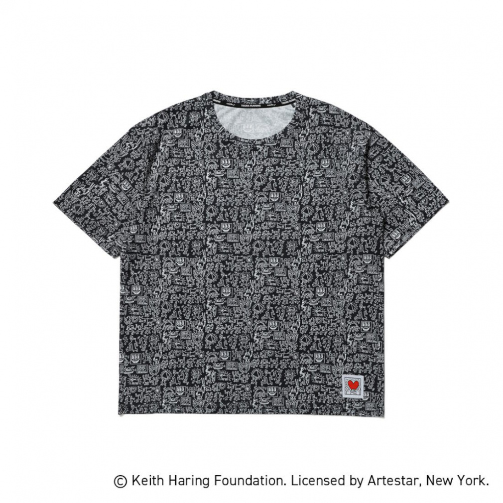 ランニング半袖Tシャツ 総柄 キースへリング｜Alpen Online