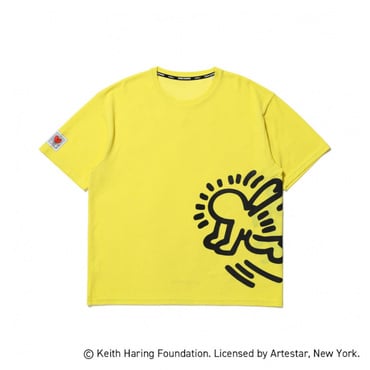 ランニング半袖Tシャツ サイドグラフィック キースへリング
