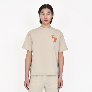 BEAMS DESIGN 半袖TシャツS1(ベージュ-S　メンズ)