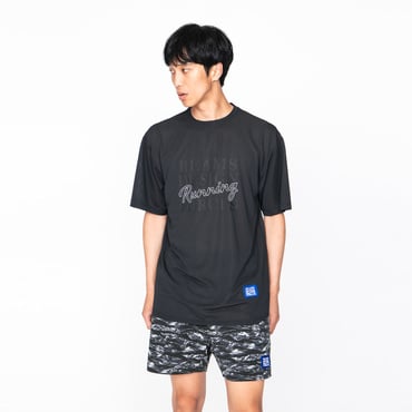 BEAMS DESIGN RUNNING FORCES ロゴ Tシャツ
