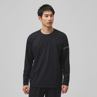 吸水速乾長袖ランニングTシャツ