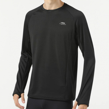 グリッドフリースロングスリーブTシャツ