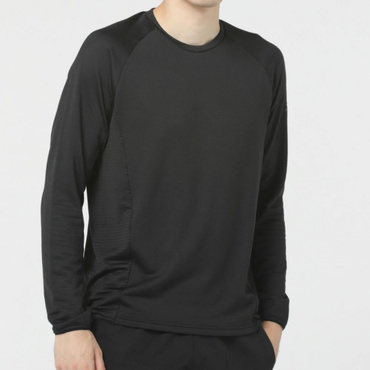 グリッドフリースロングスリーブTシャツ