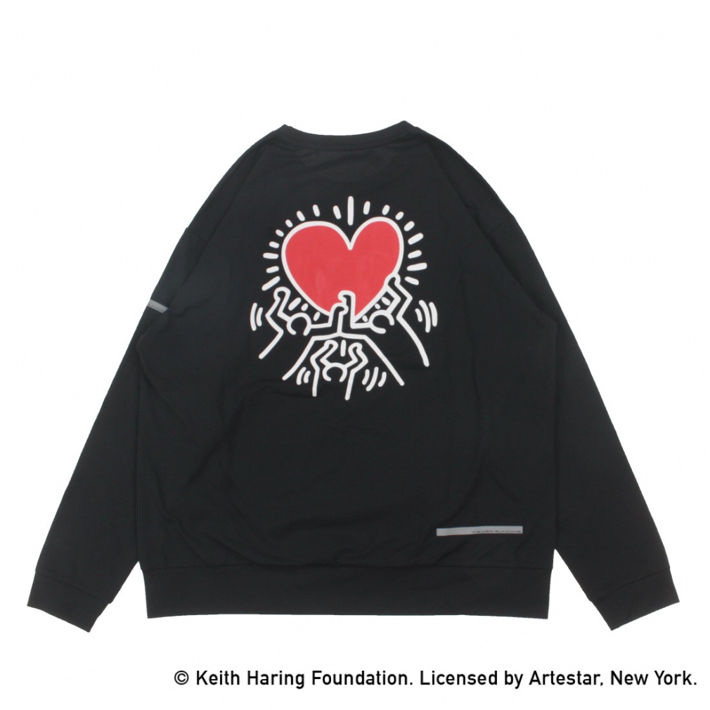 ティゴラ メンズ 陸上/ランニング 長袖Tシャツ ランニング 長袖Tシャツ(キースへリング) TRKH-3R3705TL キース・ヘリング TIGORA