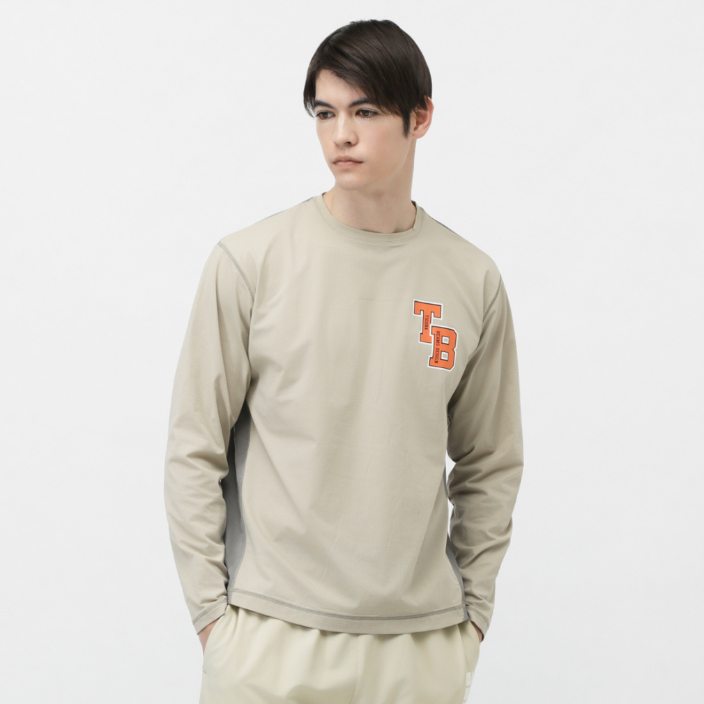 ティゴラバイビームスデザイン メンズ 陸上/ランニング 長袖Tシャツ BEAMS DESIGN メンズ長袖TシャツS1 TRBM-3R1225TL TIGORA by BEAMS DESIGN