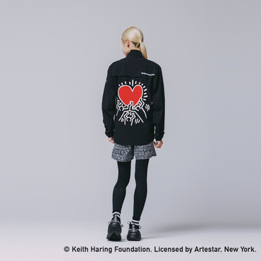 ランニング ウインドジャケット キースへリング