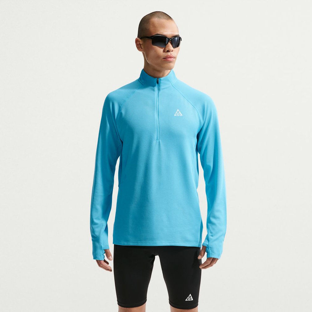ACG Dri-FIT ミッドレイヤー ハーフジップ(セルリアンブルー-S)