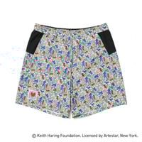 【美品・希少】エヴィス×キースヘリング コラボ ハーフパンツ カモメ L~XL ティゴラ メンズ レディス 陸上/ランニング ショート/ハーフパンツ