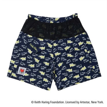 キースへリング マルチポケットランニングショーツ