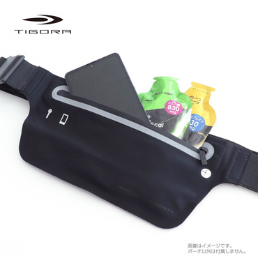 薄く揺れにくい バンド型ポーチ