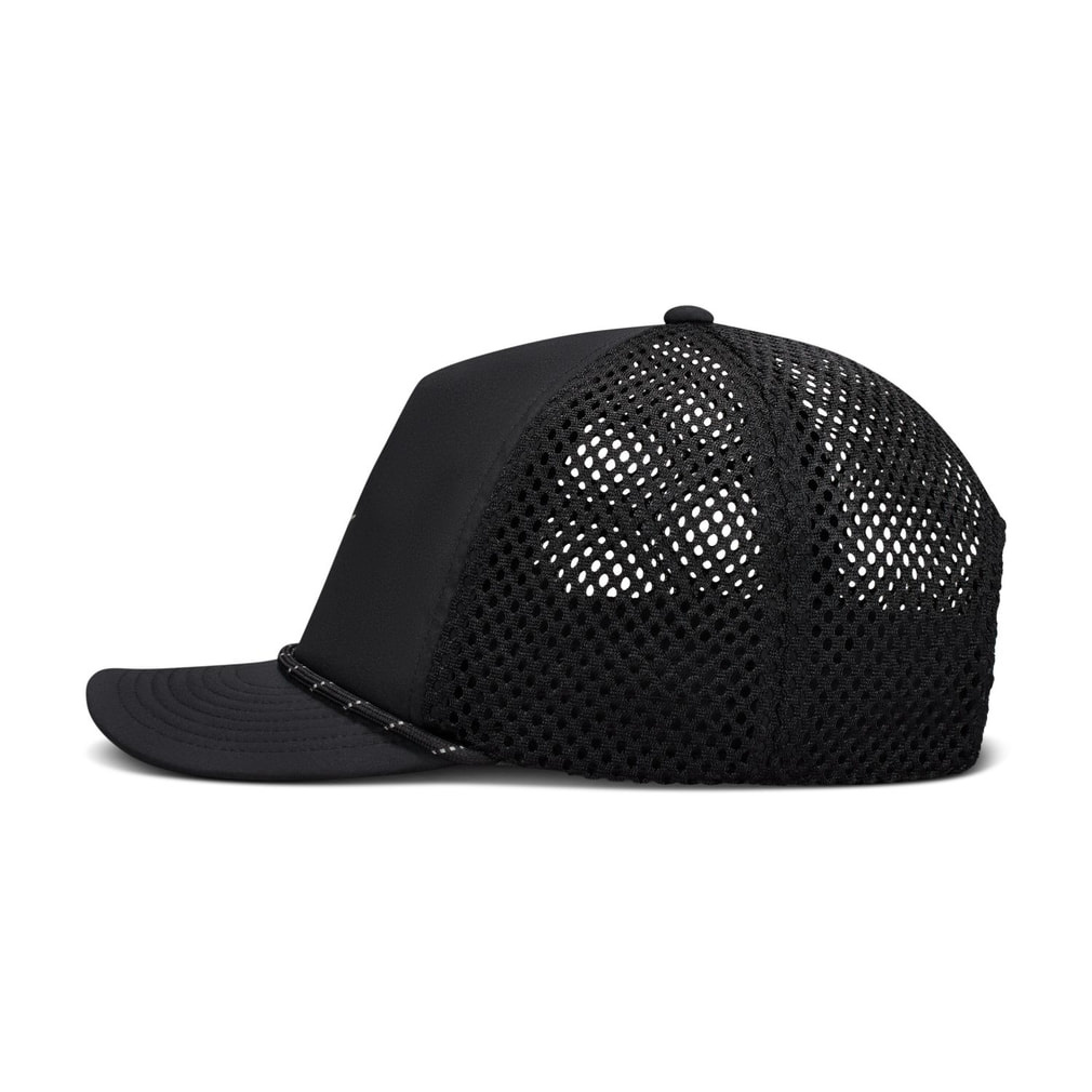 プロ Dri-FIT アンストラクチャード スウッシュ ラン キャップ(ブラック-S-M)