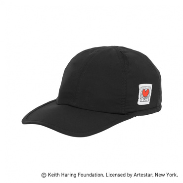 ランニングキャップ キースへリング(ブラック-FREE)