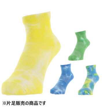 片足のみ タイダイショートソックス