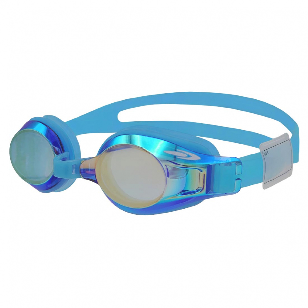 ジュニアミラーレンズスイミングゴーグル 超クリアくもり止め加工