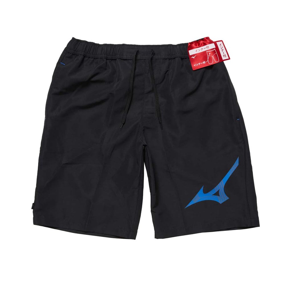 ウォーターショーツ(ブラック×サックスブルー-M)