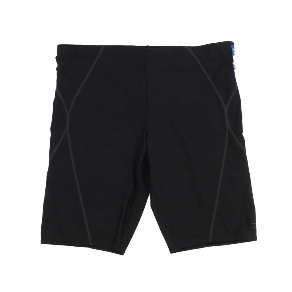 スパッツ水着 ゆったりサイズ(ブラック×ブラック-3XL　メンズ)