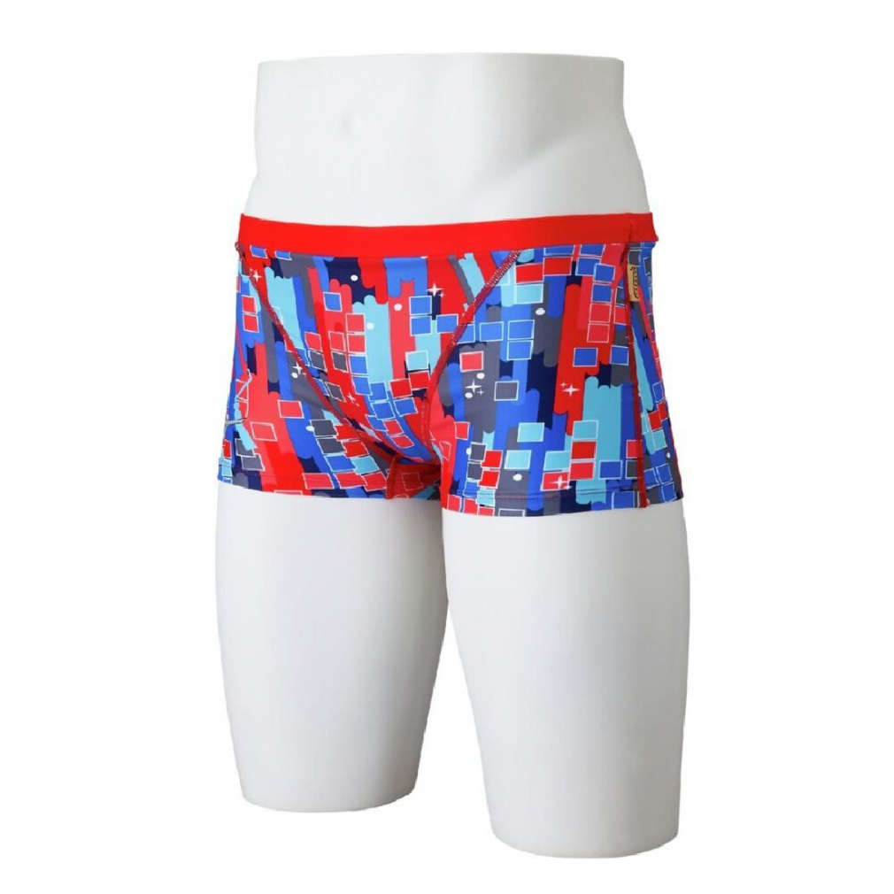 競泳練習用【Rikako Ikee collection】エクサースーツ ショートスパッツ(レッド-S)