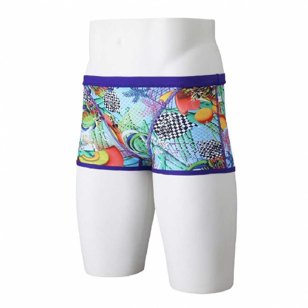 EGDE MASSIVEショートスパッツ※L ミズノ メンズ 水泳 競泳水着 エクサースーツ 競泳練習用【Rikako Ikee