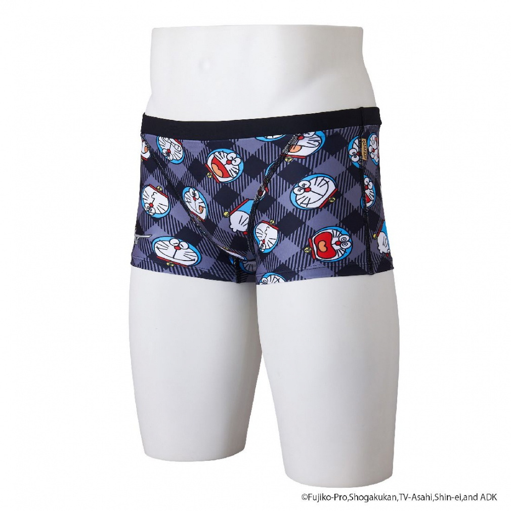 エクサースーツ 競泳練習用【ドラえもん】ショートスパッツ(ブラック-S)