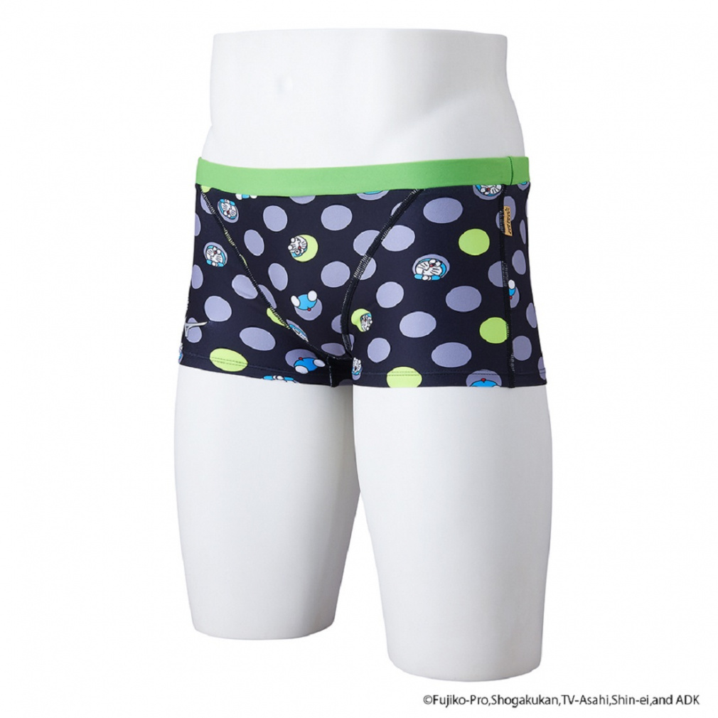 エクサースーツ 競泳練習用【ドラえもん】ショートスパッツ(グレー-S)