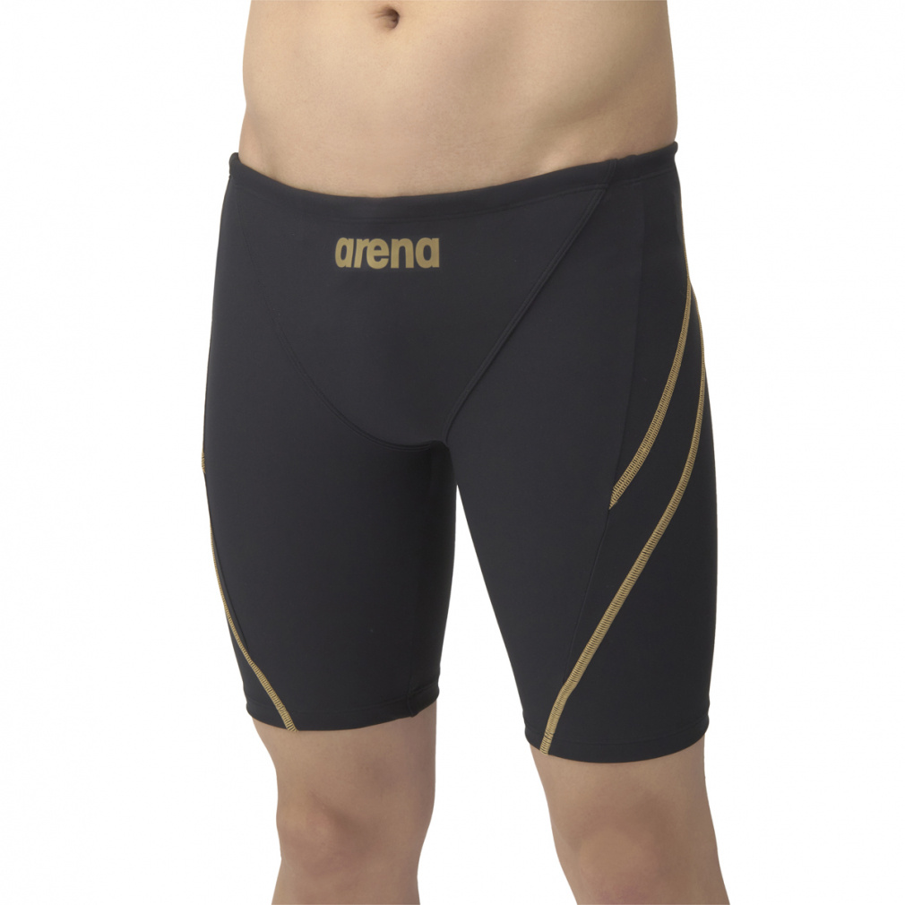 アリーナ メンズ 水泳 競泳水着 トレーニングスパッツ ハーフレッグ