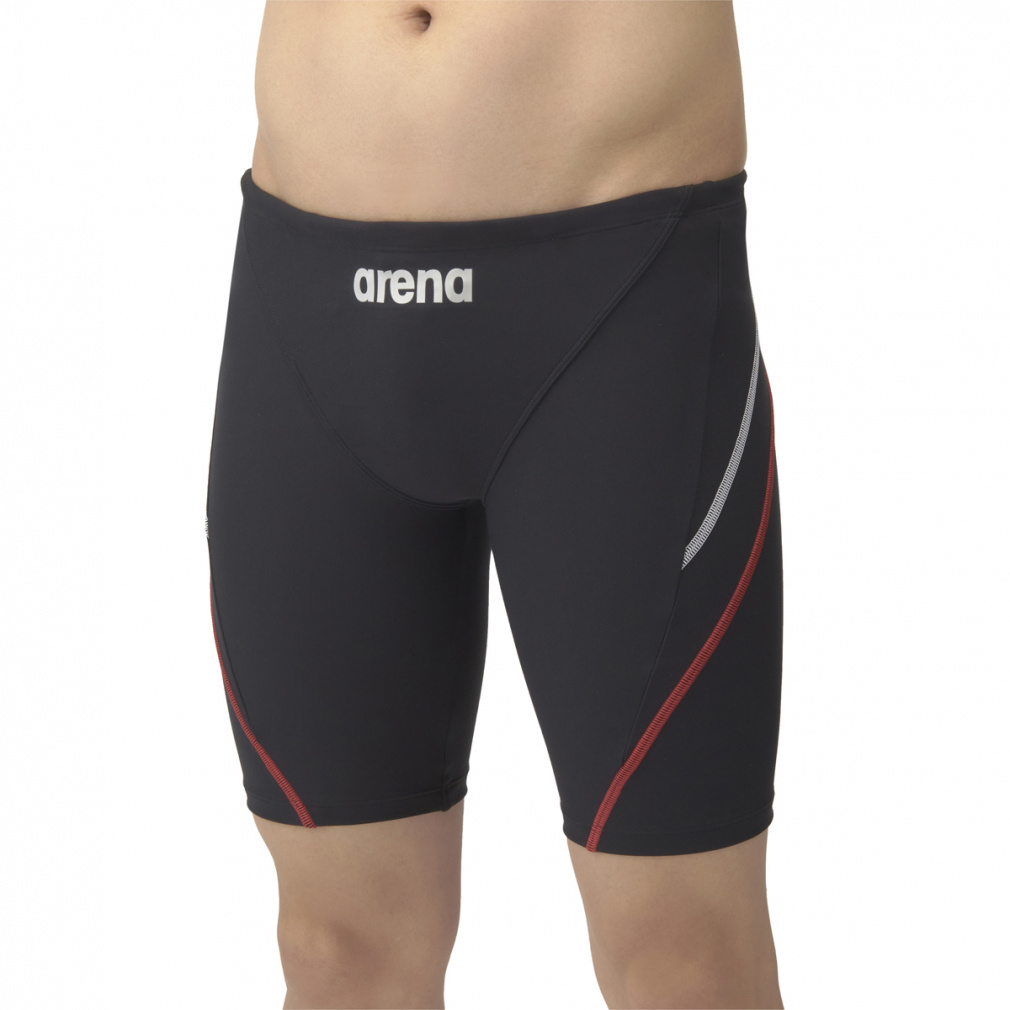 アリーナ メンズ 水泳 競泳水着 トレーニングスパッツ ハーフレッグ