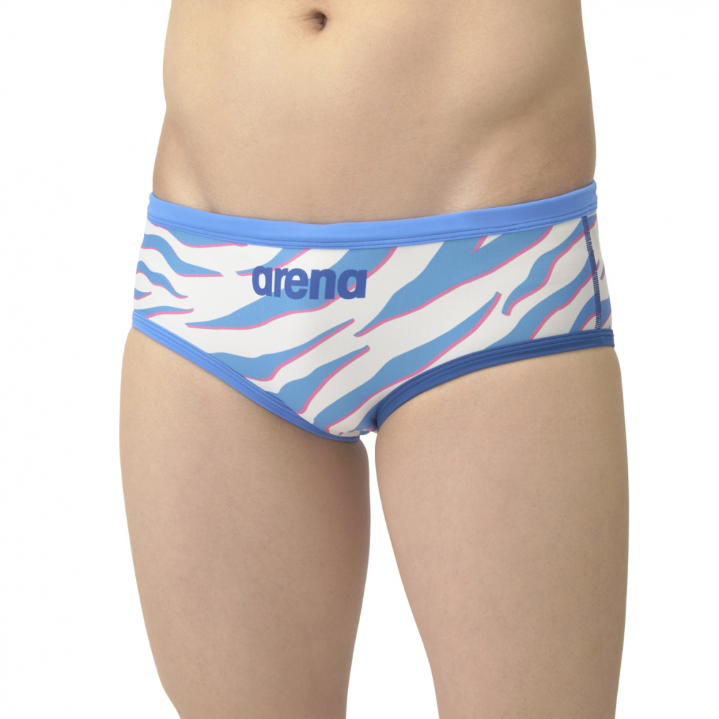 トレーニングブリーフ TOUGH SUIT タフスーツ(ホワイト×ブルー-XS)