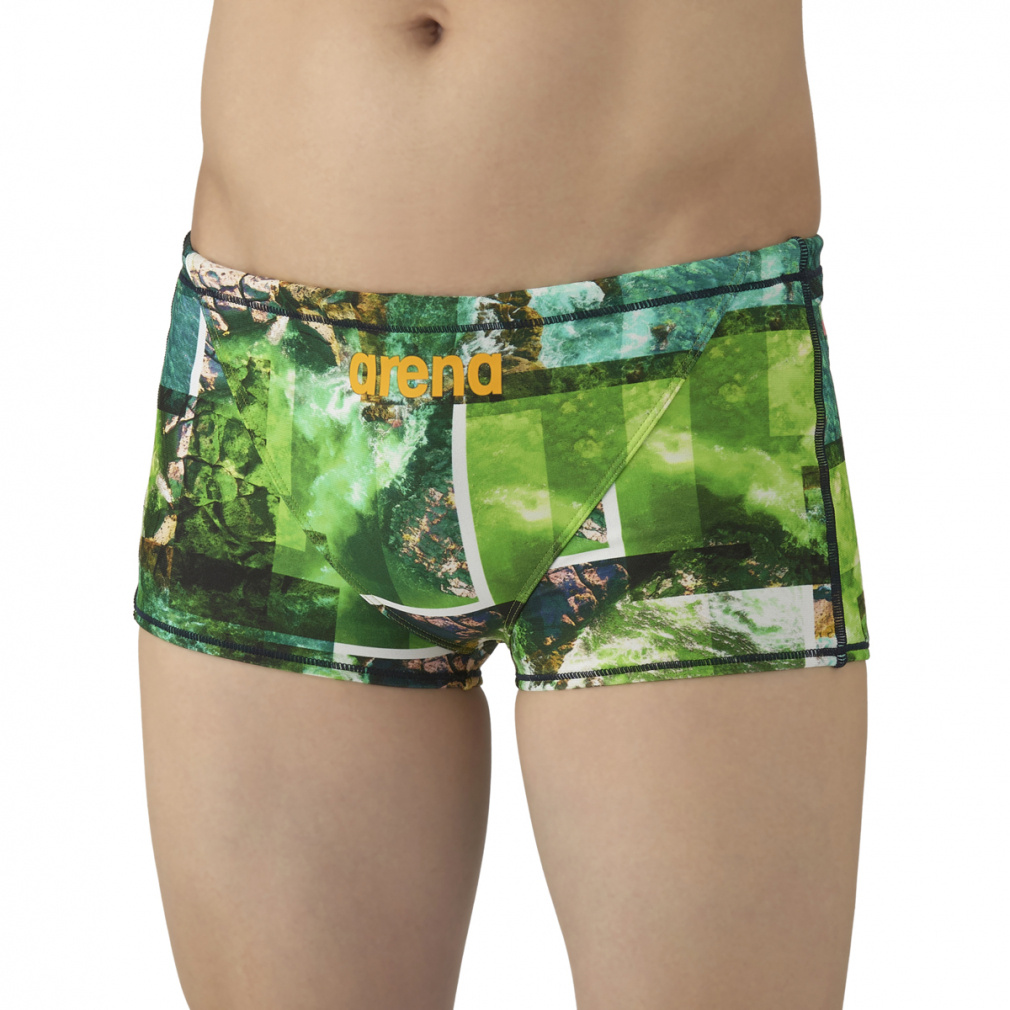 アリーナ メンズ 水泳 競泳水着 トレーニングスパッツ(ショートレッグ