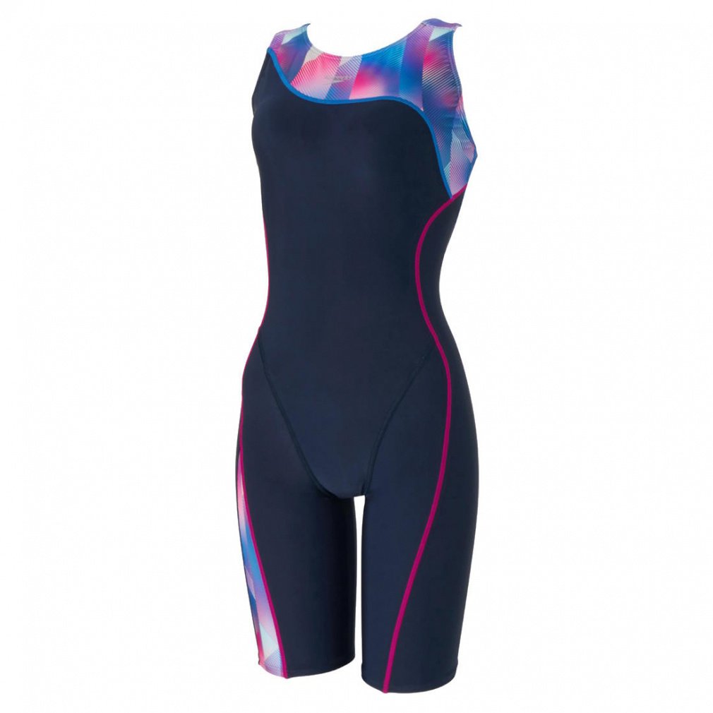 スピード レディス 水泳 フィットネス水着 Asymmetry Loosen Kneeskin アシンメトリールースンニースキン SFW12403 SPEEDO