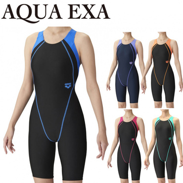 フィットネスワンピーススパッツ ひっかけパッド AQUAEXA