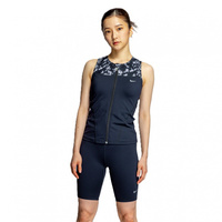 ナイキ レディス 水泳 フィットネス水着 FA25 ジップ付き袖なし