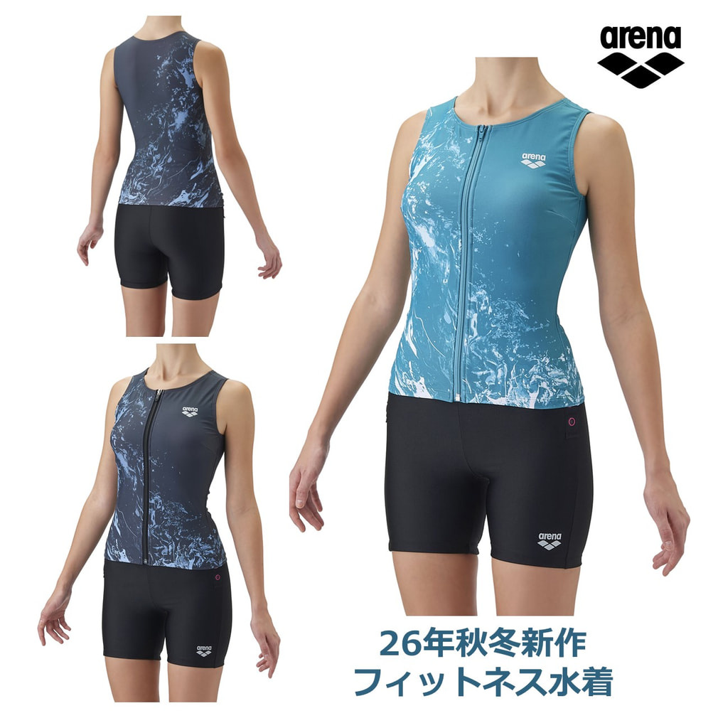 アリーナ レディース 水泳 フィットネス水着 フィットネスセパレート