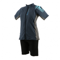 M企画 ラインジッパー水着&ぶか袖セット ワニ M企画 ラインジッパー水着&ぶか袖セット ワニ