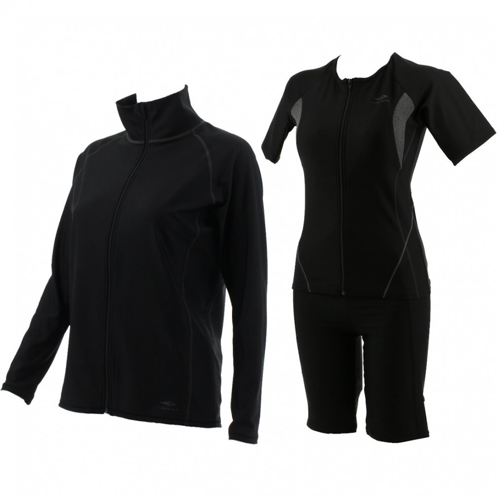 ティゴラ レディス フィットネス水着 水着3点セット ラッシュガード