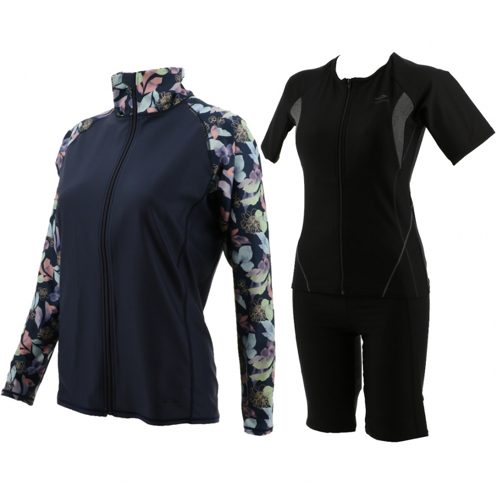 水着・ラッシュガード THEREDTHREAD S othello swimwear ティゴラ レディス フィットネス水着 水着3点セット プリントデザイン