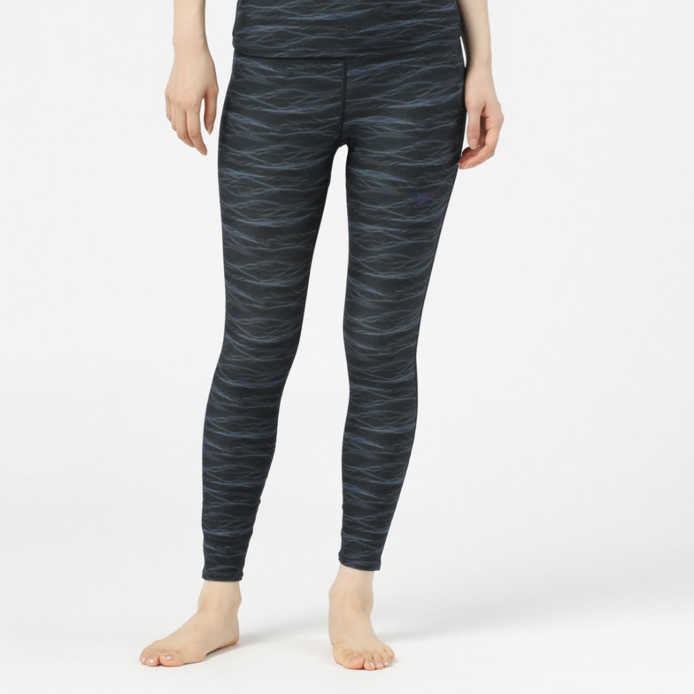 スピード レディス 水泳 フィットネス水着 BreaksAcrossGPHWLeggings ブレイクスアクロスグラフィックハイウエストレギンス SFW82272 SPEEDO