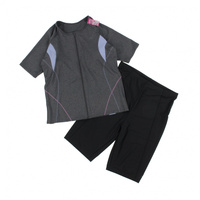 フィットネス水着 半袖セット ゆったりサイズ