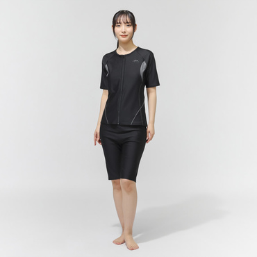 ナイキ レディース 水泳 フィットネス水着 SS26 AP半袖セパレーツ