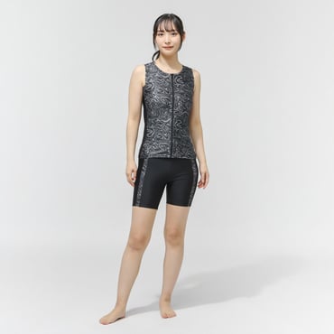 ティゴラ レディス 水泳 フィットネス水着 レディース ノースリーブ