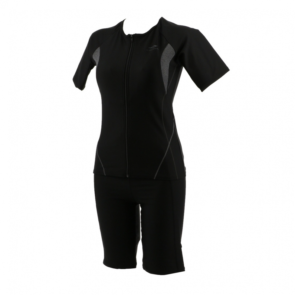 ティゴラ レディス フィットネス水着セット 半袖セット・2WAY