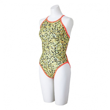 競泳練習用【Rikako Ikee collection】ミディアムカット(リバーシブル) エクサースーツ(イエロー-S)