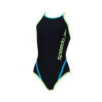 SPEEDO 競泳水着 Ocean Drive Sサイズ 青/黄/緑 SPEEDO 競泳水着 Ocean