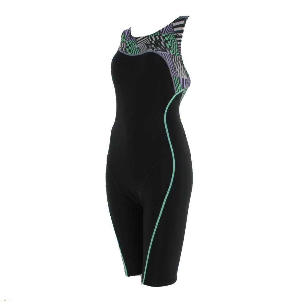 [スピード] 水泳 競泳水着 アシンメトリールースンニースキン レディス スピード レディス 水泳 競泳水着 Asymmetry Loosen Kneeskin