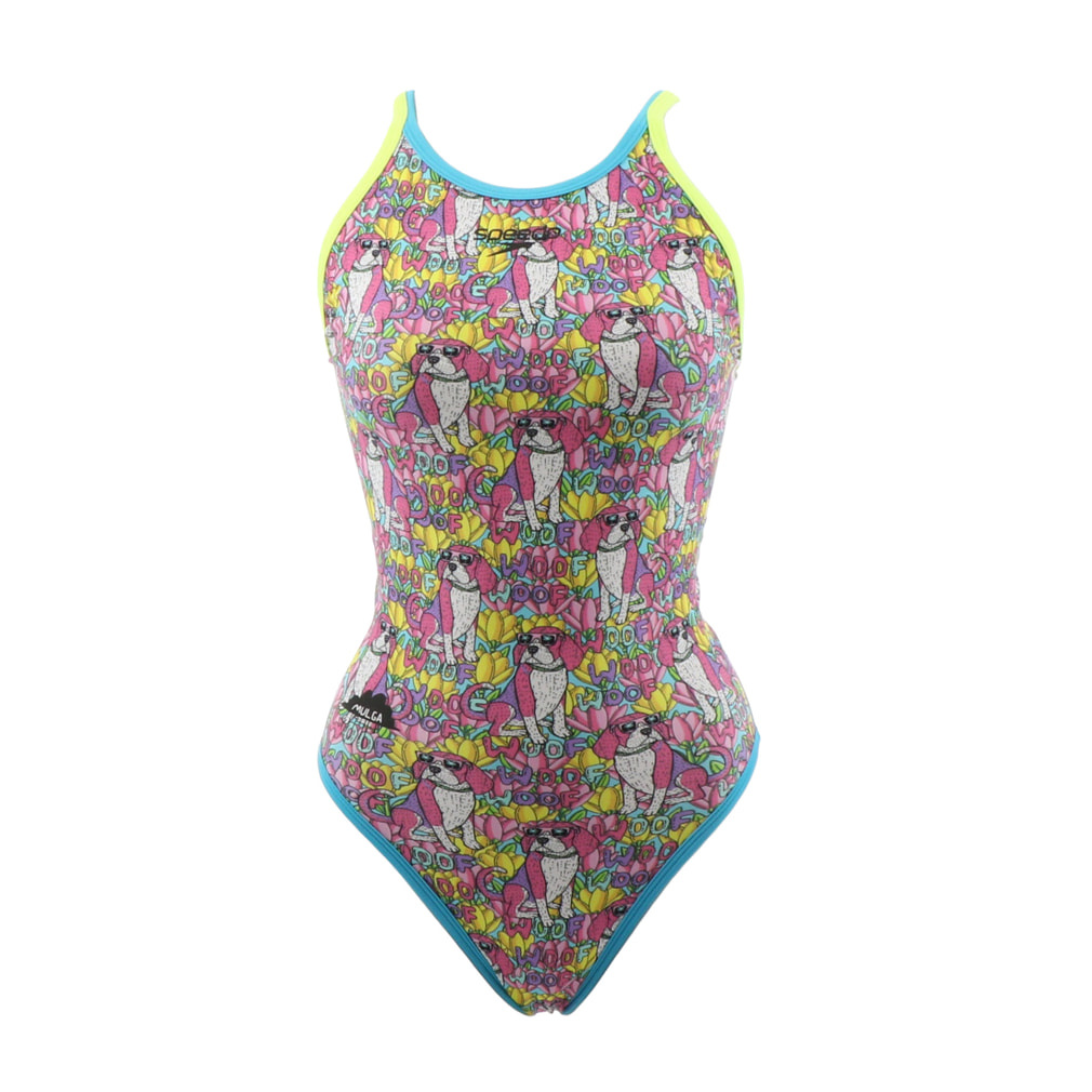 スピード レディース 水泳 競泳水着 MULGA Flower Dog TurnS Suit